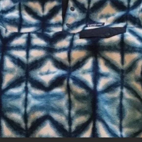 Patagonia blue tie die synchilla small - Picture 3 of 3